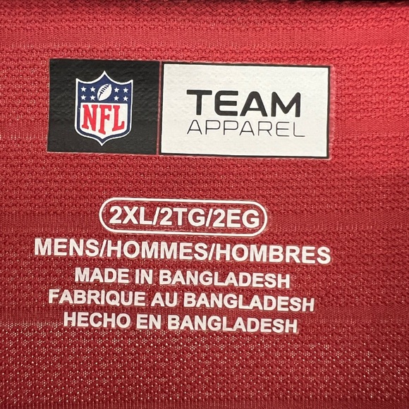 Arizona Cardinals NFL Team Apparel Polyester Polo Shirt - Picture 5 of 7